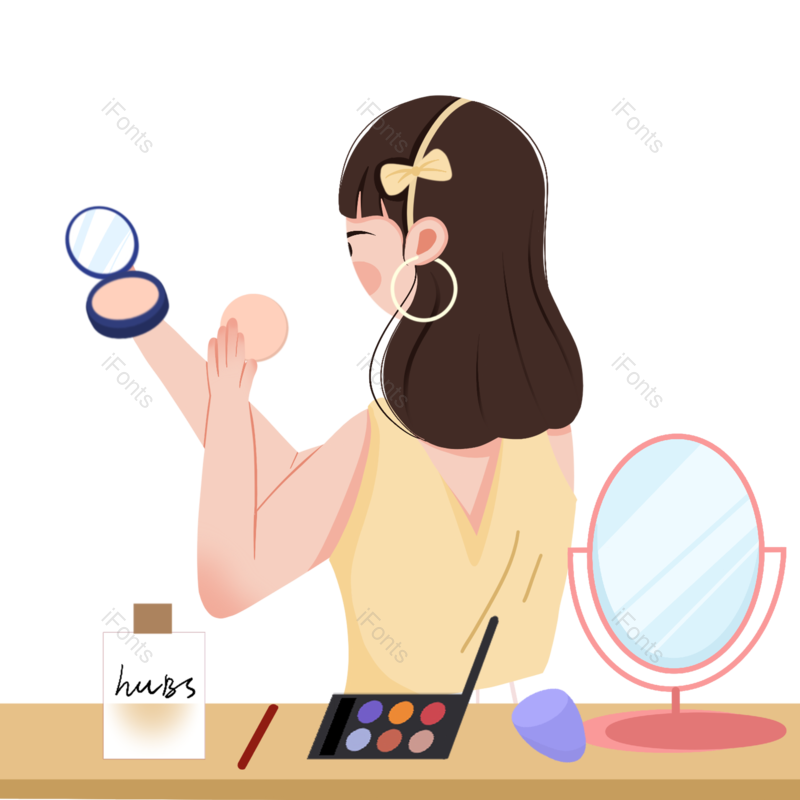 人物图片,裙子元素,气垫PNG,蝴蝶结免抠素材